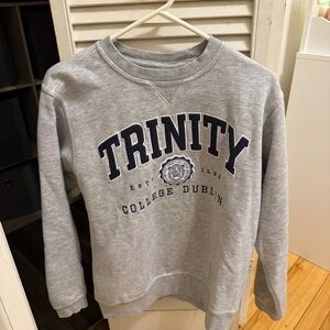 Gray Trinity College Dublin Sweatshirt
